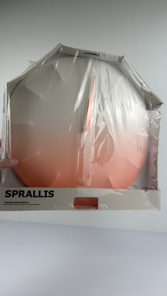 Image 1 of New! Ikea Sprallis neon wall clock design Maria Baliova 2016