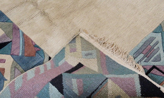 Original Modern Designer Highland Wool Rug Nepal 294 x 202 cm, Rugs & carpets, Beige (photo 6 of 8)