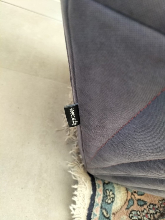 Ligne Roset Facett Armchair | Bouroullec | Anthracite/Eggplant | Cleaned – Textile (photo 8 of 10)