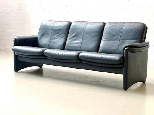 Canapé en cuir, modèle 3 places City par Erpo, années 1990