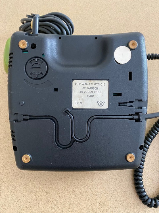 Image 1 of Kapsch-Telefon in Space Age Grün von 1982