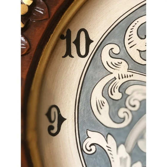 Image 1 of 1990s "Sunbeam" Maple Wood Clock