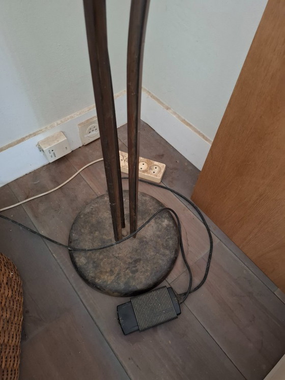 Image 1 of 2x prachtige Terzani vloerlamp met dimmer brons