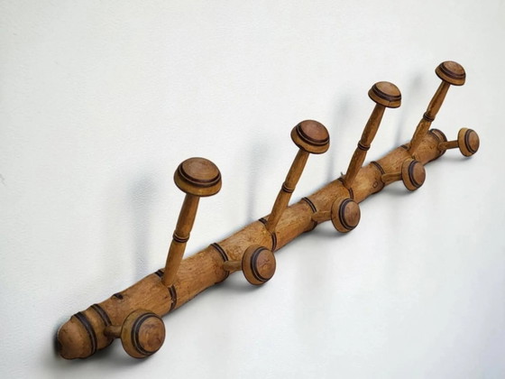 Perchero de pared de bambú 1900 – Bamboo, Art Nouveau (photo 6 of 6)