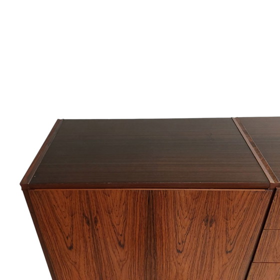 Image 1 of Cassettiera d'epoca in palissandro, mobile contenitore