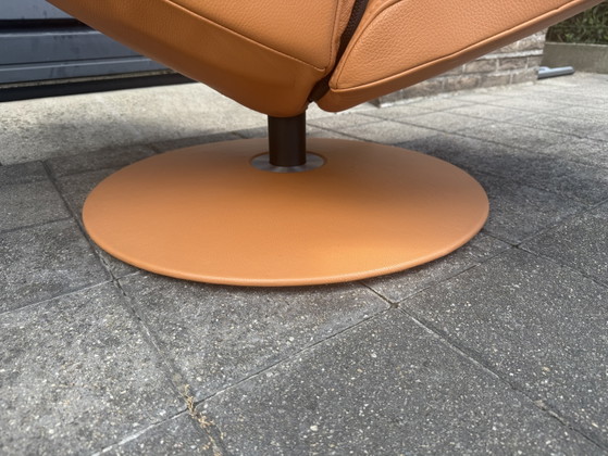 Image 1 of 2x Jori Fellini relax Medi Mono-move Cognac leather pillow