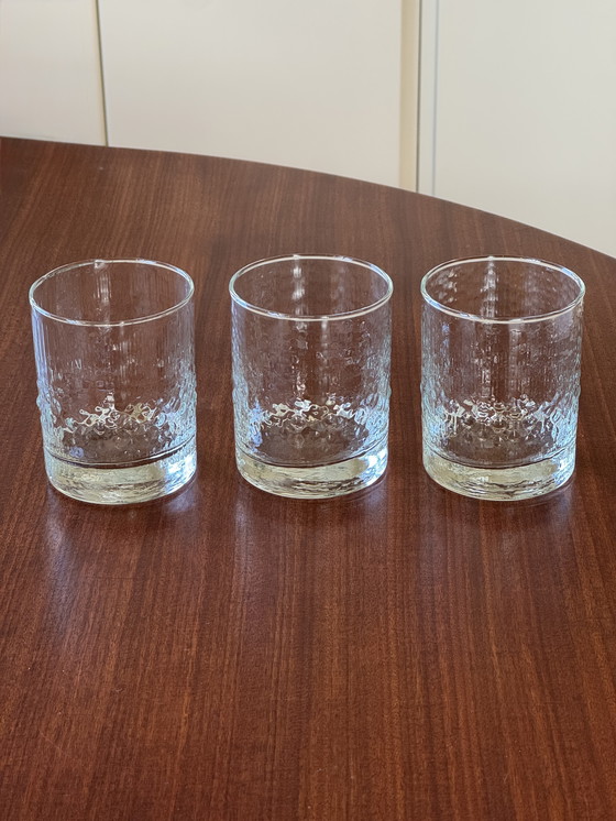 Image 1 of 3 bicchieri vintage Iittala serie Mesi design Tapio Wirkkala