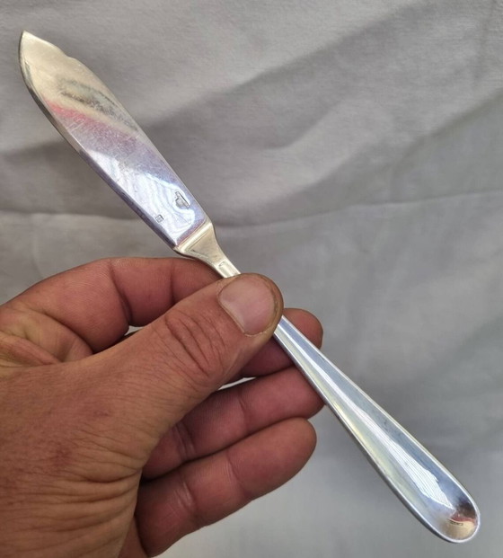 Image 1 of Couverts à Poisson Christofle Art Déco