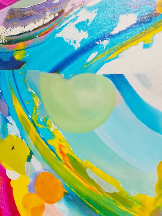 Image 1 of Acrylic painting #rainbowXL 100x150cm