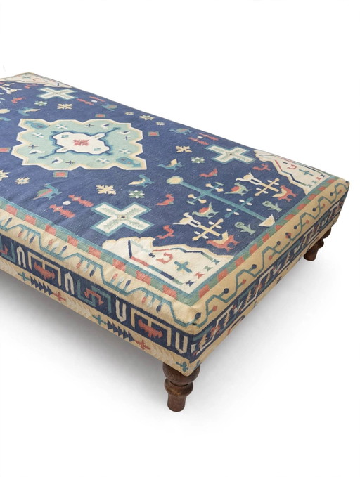 Ottoman Kelim XXL coffee table daybed pouf footstool 200 cm – salontafels, Textile