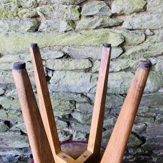 Image 1 of Set of 4 vintage stools from the 1960s