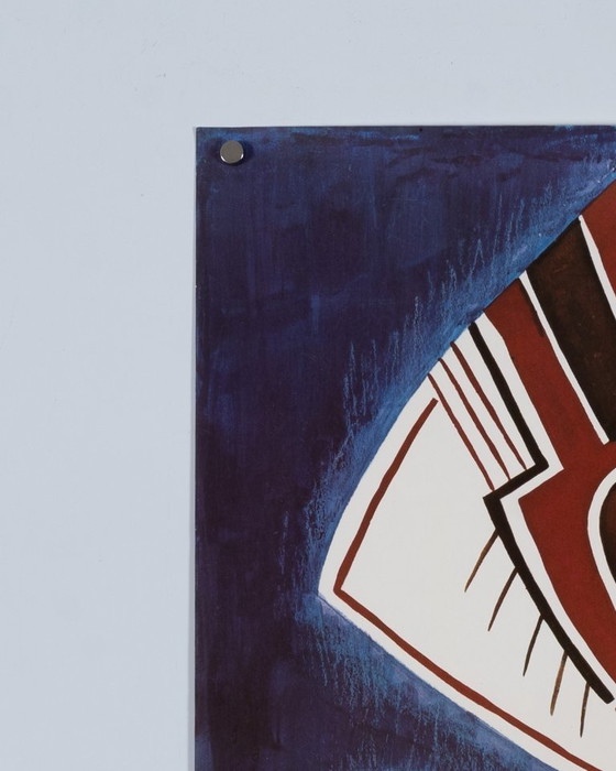 Image 1 of Munich 1972 Kamardine Krim, Algeria – Original Vintage Olympic Poster by Kamardine Krim – Mid-Century Modern – 84.1x59.4 cm A1