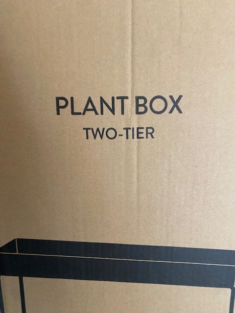 Image 1 of Tavolo per piante in acciaio a due piani