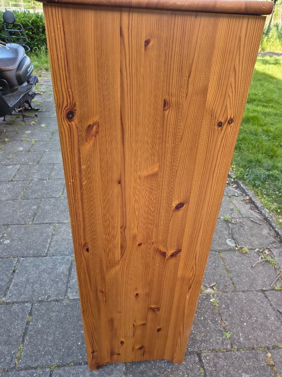 Image 1 of Solid Pine Chest of Drawers / Tall Dresser
