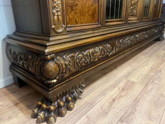 Image 1 of Mobile da soggiorno Wilhelm Albrecht in legno massello, antico