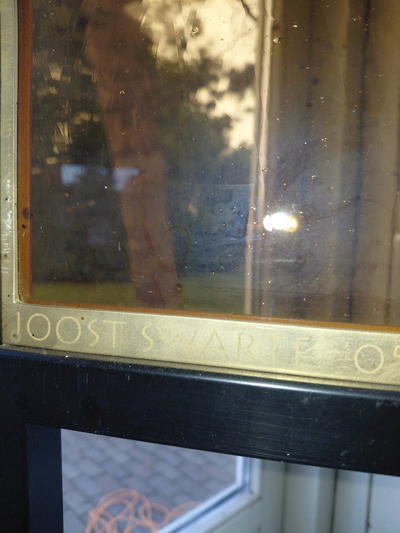 Image 1 of UNIQUE! Stained glass window by Joost Swarte