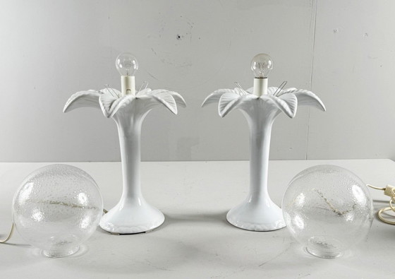 Image 1 of 2er Set/Tischlampen/Tischleuchten im Stile von Michael Anderson, Hollywood Regency, 1970er Jahre