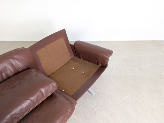 Image 1 of Three-seater mid-century sofa de Sede DS 31 leather brown design