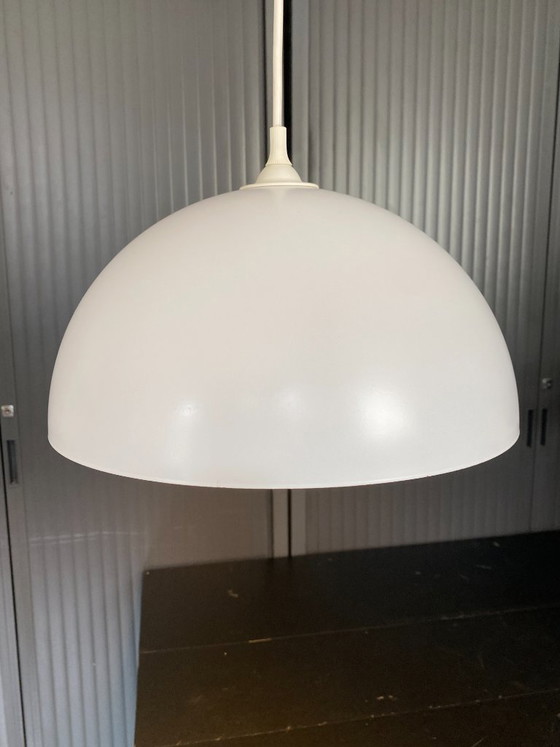 Lampe Suspension Lustre Plafonnier Blanc Industriel E27 – Metal (photo 14 of 14)