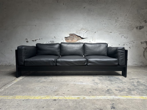 Canapé Bastiano de Tobia Scarpa pour Knoll – Cuir noir