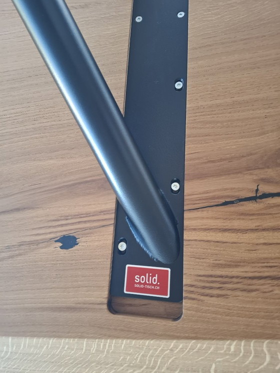 SOLID XENA Tavolo da pranzo in rovere nodoso massiccio – 240 cm – Tavoli da pranzo, Wood (photo 2 of 5)