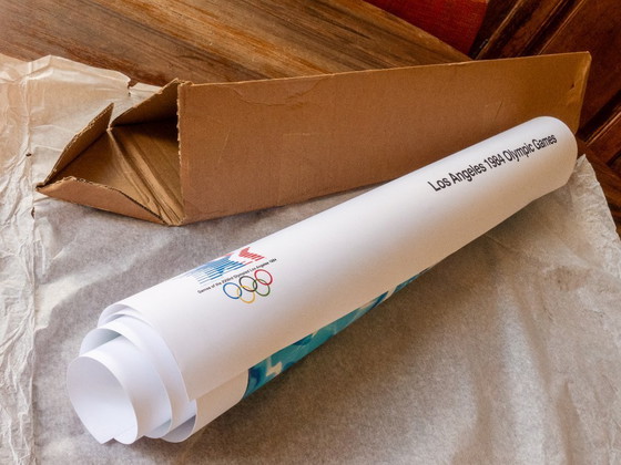 Image 1 of Duiker in zwembad - David Hockney 1984 - Poster 70 × 100 cm