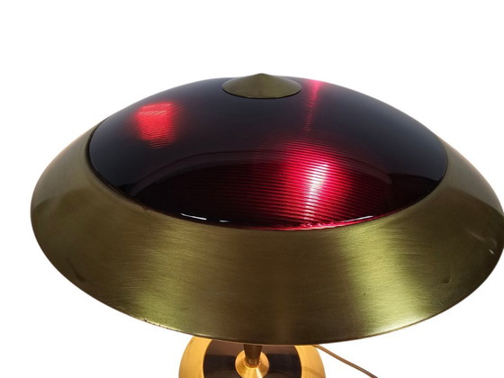 Image 1 of Egoluce - Oscar Torlasco - messing - tafellamp - 1980's