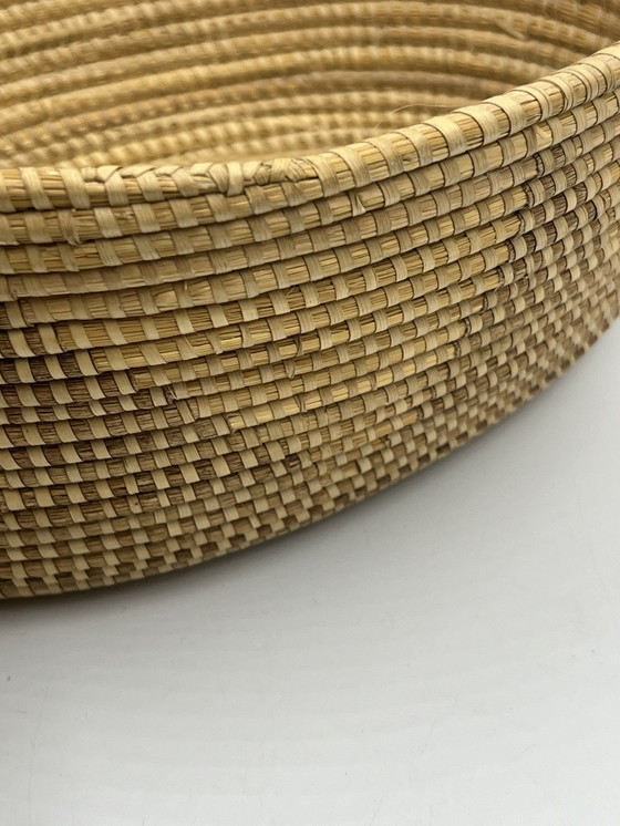 Image 1 of Set Of 4 Woven Wicker Baskets