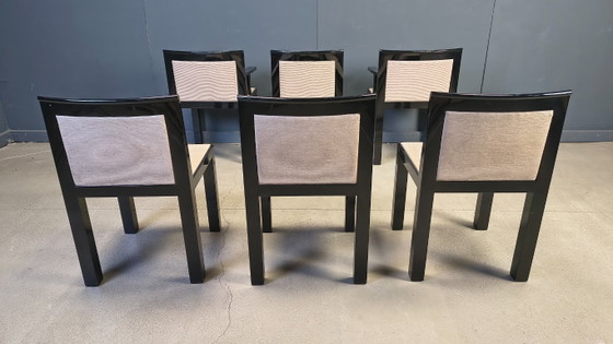Image 1 of Chaises Teatro par Aldo Rossi et Luca Meda pour Molteni, 1980s, Set de 6