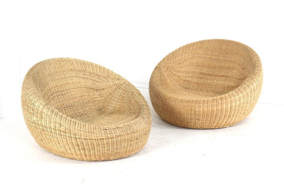 Set van 2 IKEA wicker fauteuils vintage (photo 12 of 14)