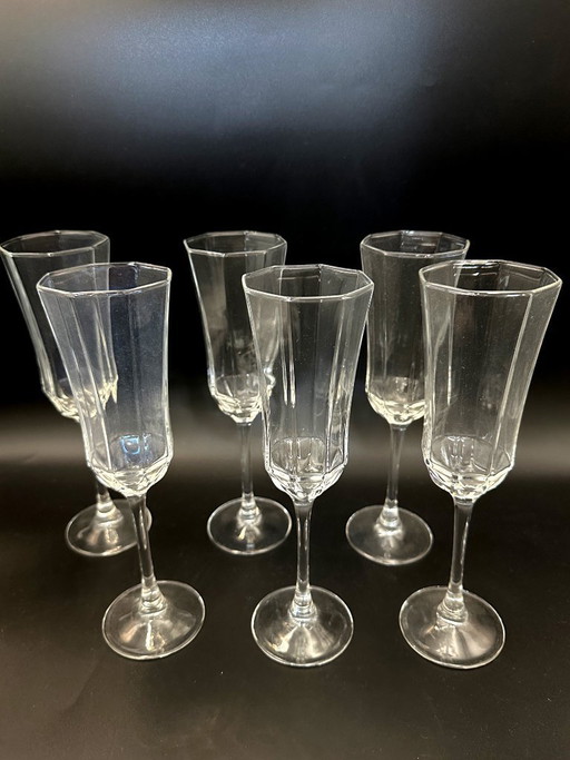 4 x Champagneglazen Luminarc Octime