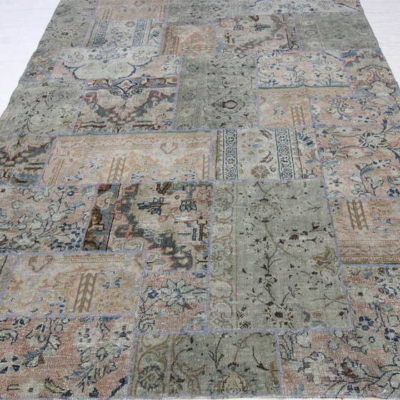 Image 1 of Persian rug patchwork carpet 240x170