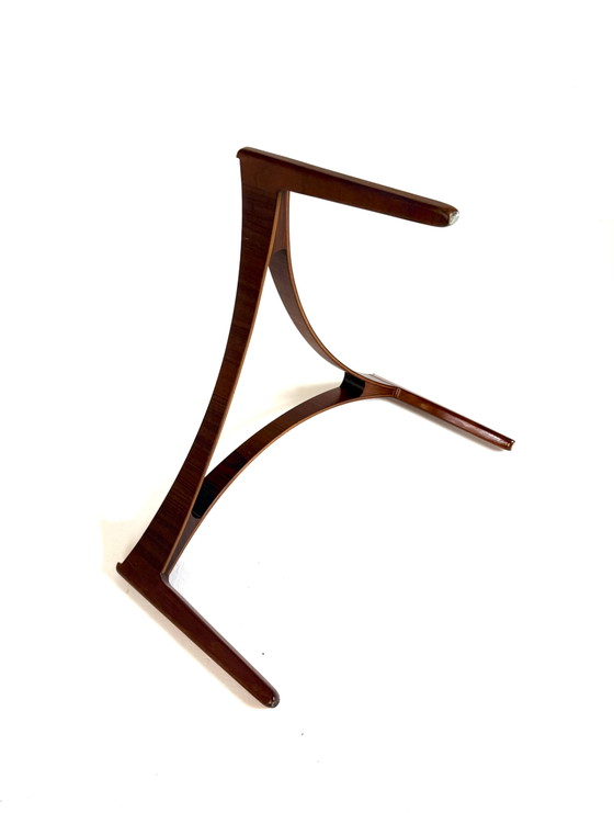 Vintage Coffee Table Model No. 104, Sven Ellekær ‘60 – Glass, Wood (photo 11 of 14)