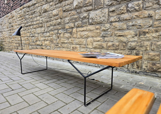 Knoll Bertoia bank, sofa, fauteuil, mid-century, jaren 60/70, vintage