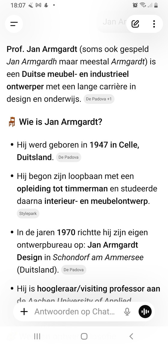 Image 1 of Mooie Royale Vintage Schütz 3-zits Bank + Fauteuil