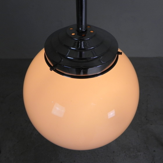 Image 1 of Lampe suspendue Art Déco avec ampoule blanche, années 1930