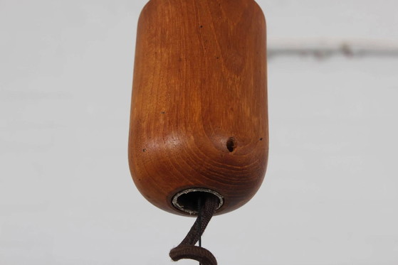 Lampada a sospensione vintage in teak Candela Domus design danese – Lampadari, Legno, Scandinavian (photo 7 of 11)