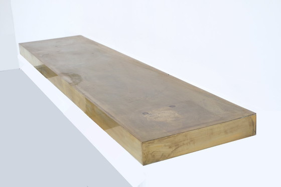 Image 1 of Grote console van messing, Italië, jaren 1960