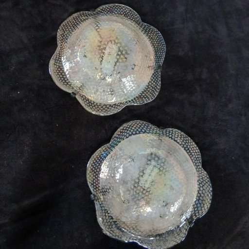 Prachtige grote plafond- of wandlamp van Muranoglas, Italië