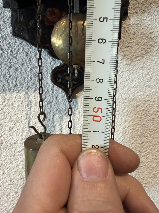 Image 1 of Antique grandfather clocks with a day movement and painted mermaids on the sides