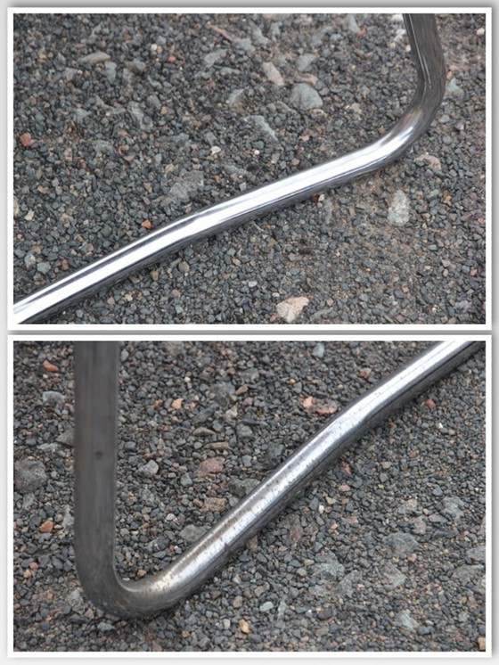 Image 1 of 4 sedie Roneo Pullman, Bauhaus 1950, tappezzate