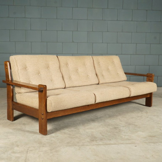 Canapé trois places vintage scandinave – style Asko Finland – années 1960 – Canapés 3 places, Textile (photo 4 of 15)