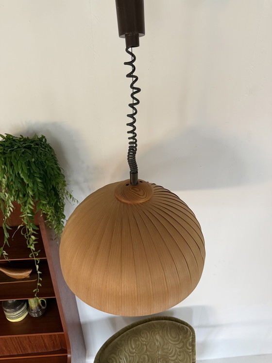 Image 1 of Lampada a sospensione vintage a stecche, Hans Agne Jakobsson anni '60
