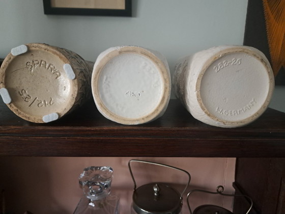 3 Vintage Vases, 2 from West Germany – W. Germany, Ceramic (photo 7 of 9)