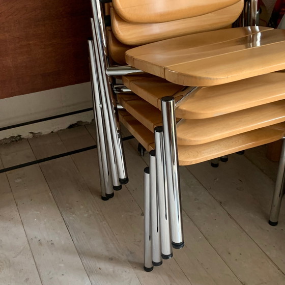 Vintage office chairs Martin Stoll – Dining chairs, Chrome (photo 14 of 14)