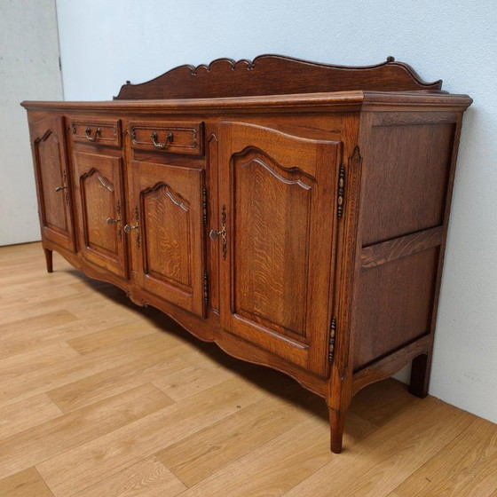 Buffet, commode, meuble mural de style Louis XV – Buffet bas, Wood (photo 5 of 20)