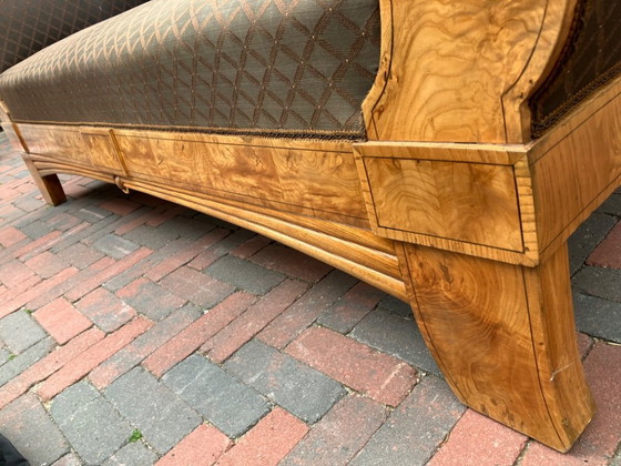 Image 1 of Antique Biedermeier sofa 3 persons art deco style