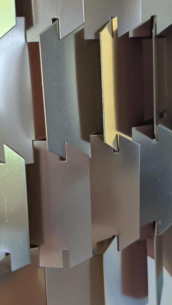 Image 1 of Lampada a sospensione Facet di Louis Weisdorf in ottone - Lyfa Danimarca, anni '60