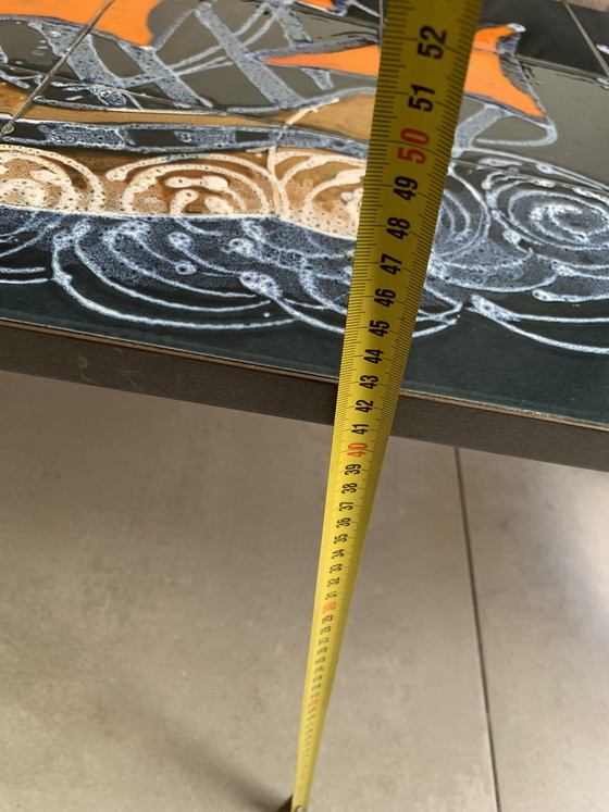 Image 1 of Vintage Ceramic Tile Table – 1960s/1970s