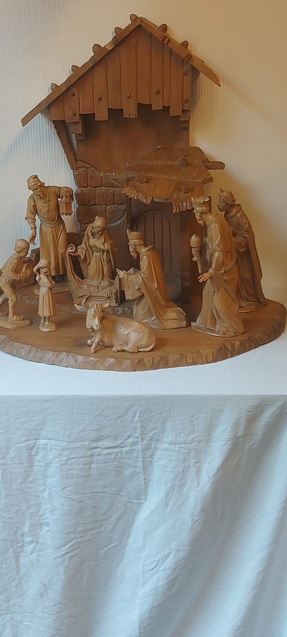 Image 1 of Crèche vintage d'Oberammergau